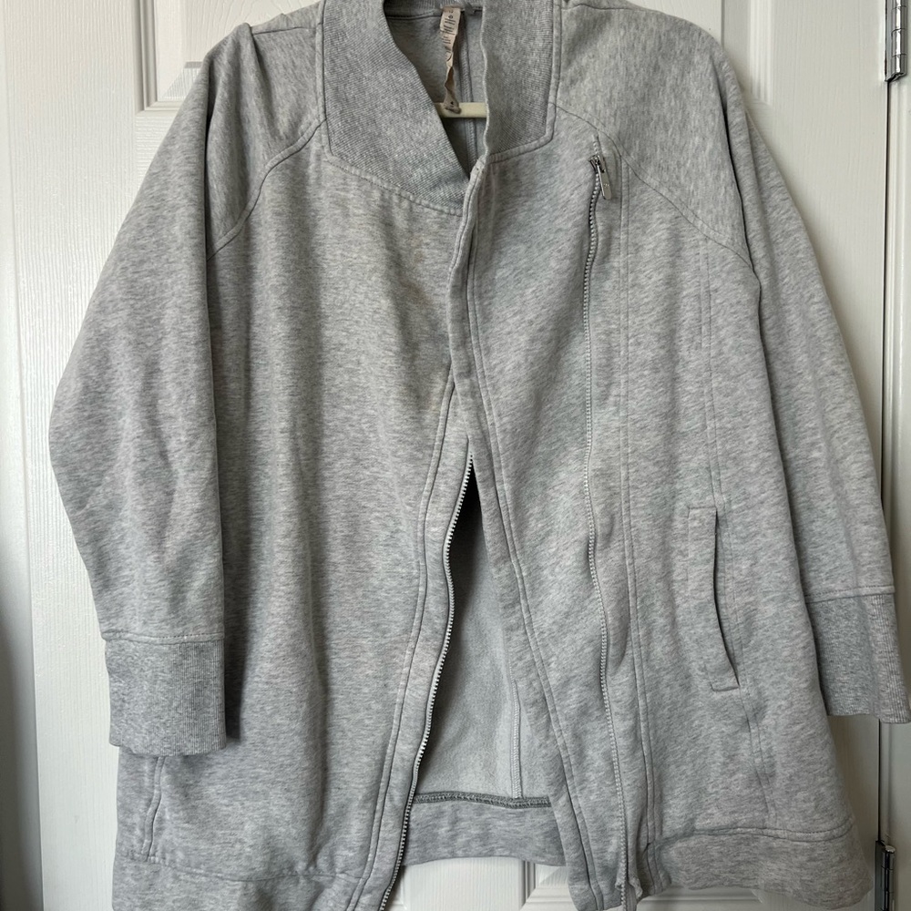 Lululemon Gray Zip-Up Jacket